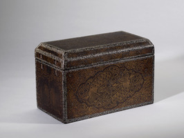 Sutra Box with Phoenixes in Gold Inlayimage