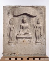 Buddha Triad Stone Alcoveimage