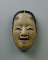 能面   木彫り   小癋見 能面 小癋見 文化遺産オンライン
