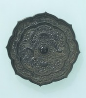 Mirror with auspicious flower and phoenix designimage